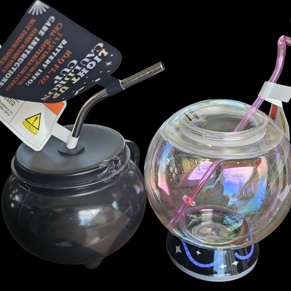 Holographic and Black Cauldron Drinkware Set